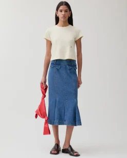 New Adina T-Shirt Organic Cotton Jersey Butter T-Shirts & Tanks | Clothing