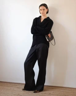 Hot Alison Sweater Chunky Alpaca Black Knitwear | Clothing