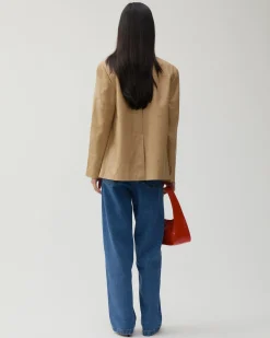 Best Andrea Jacket Faux Leather Beige Jackets | Jackets