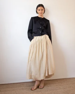 Hot Anika Skirt Viscose Blend Sand Skirts | Clothing