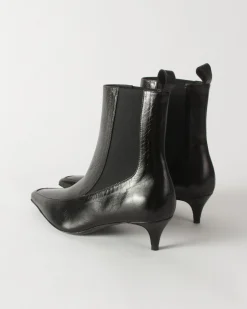 Clearance Ankle Boot Leather Nero Boots