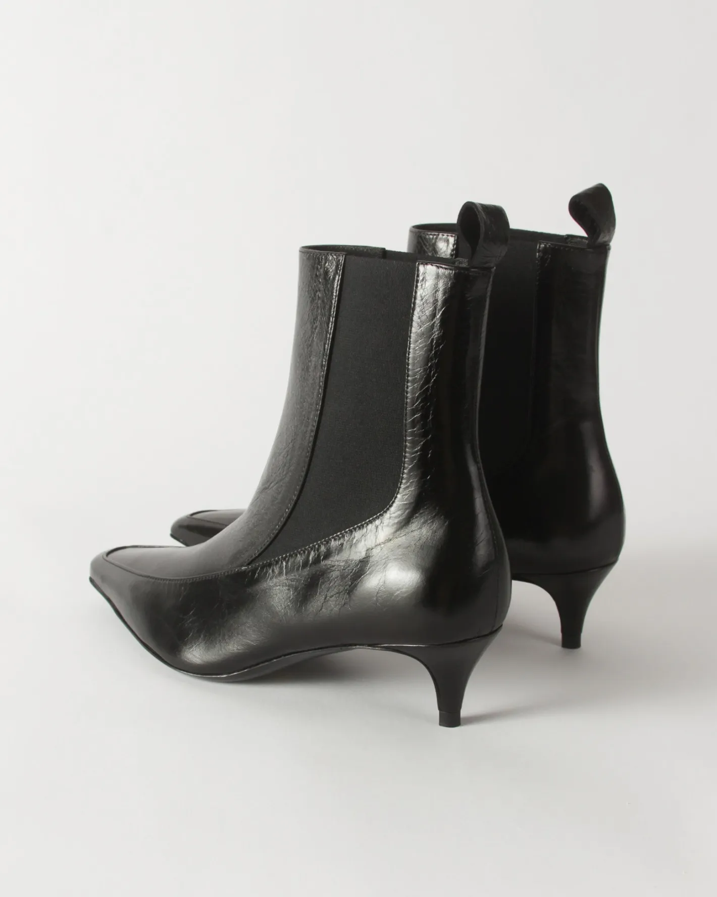 Clearance Ankle Boot Leather Nero Boots