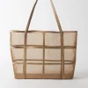 Discount Ariah Tote Mesh + Leather Cappuccino Everyday