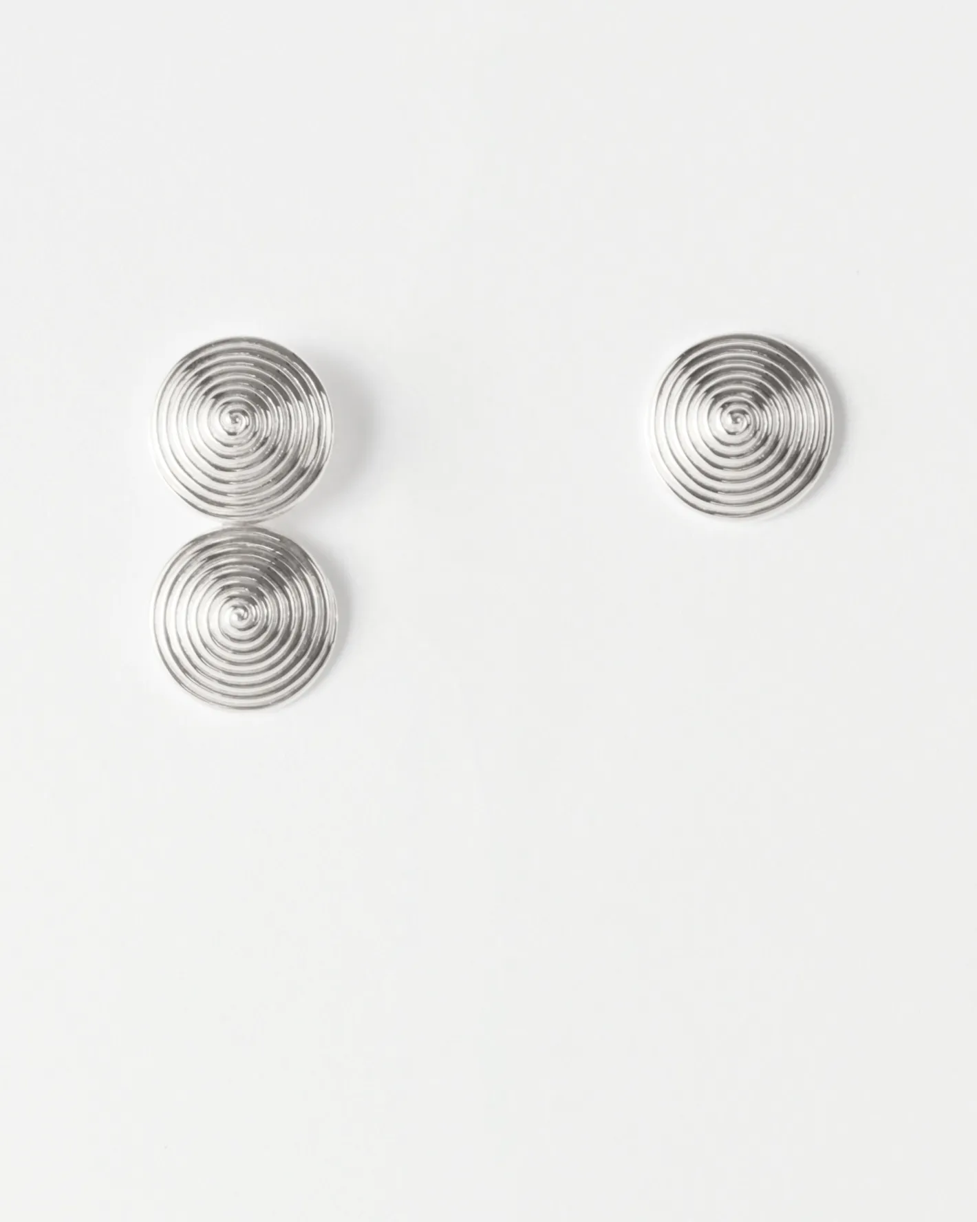 Sale Asymmetric Spin Earrings Silver Plated Earrings