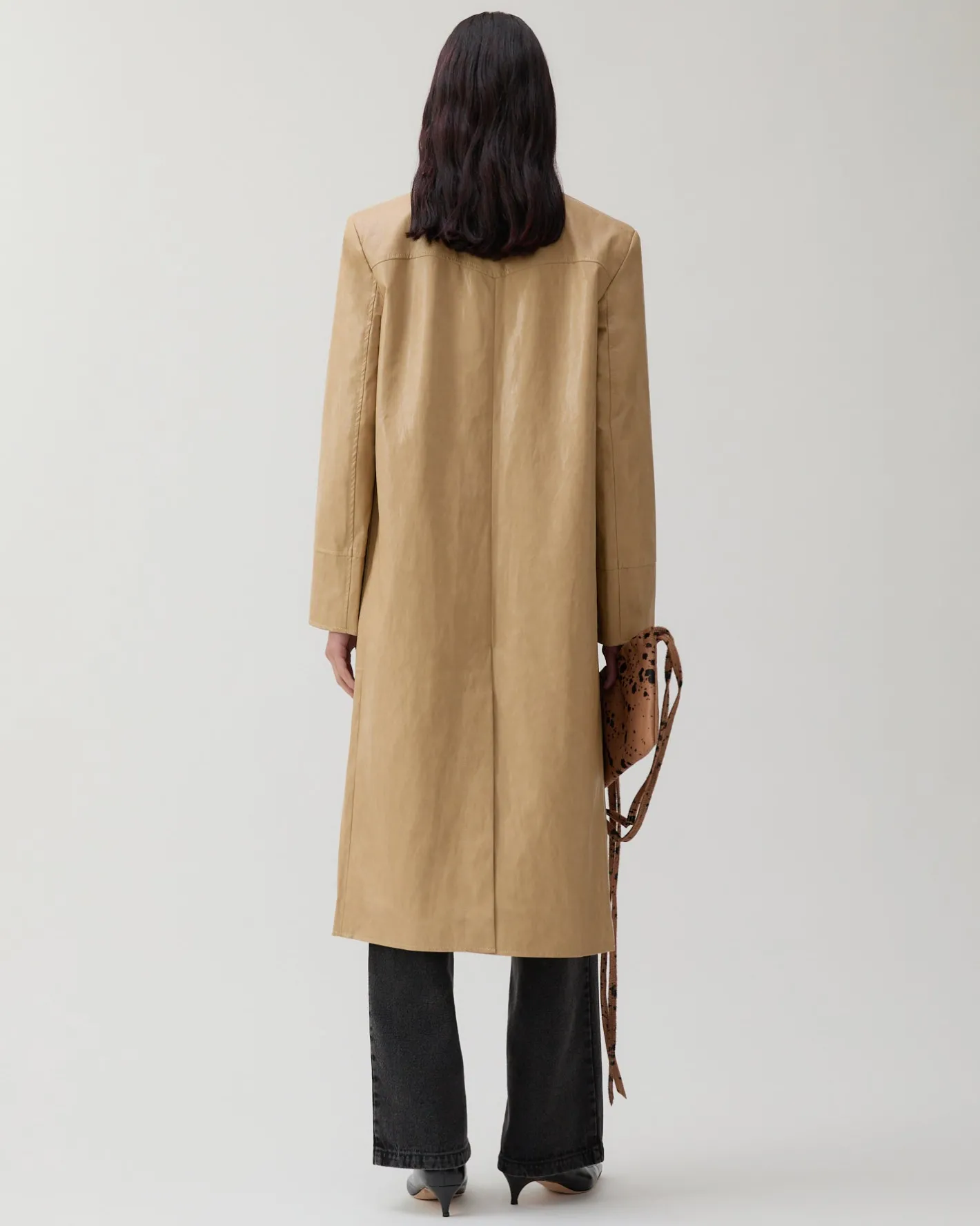 Best Atlas Coat Faux Leather Beige Coats | Coats