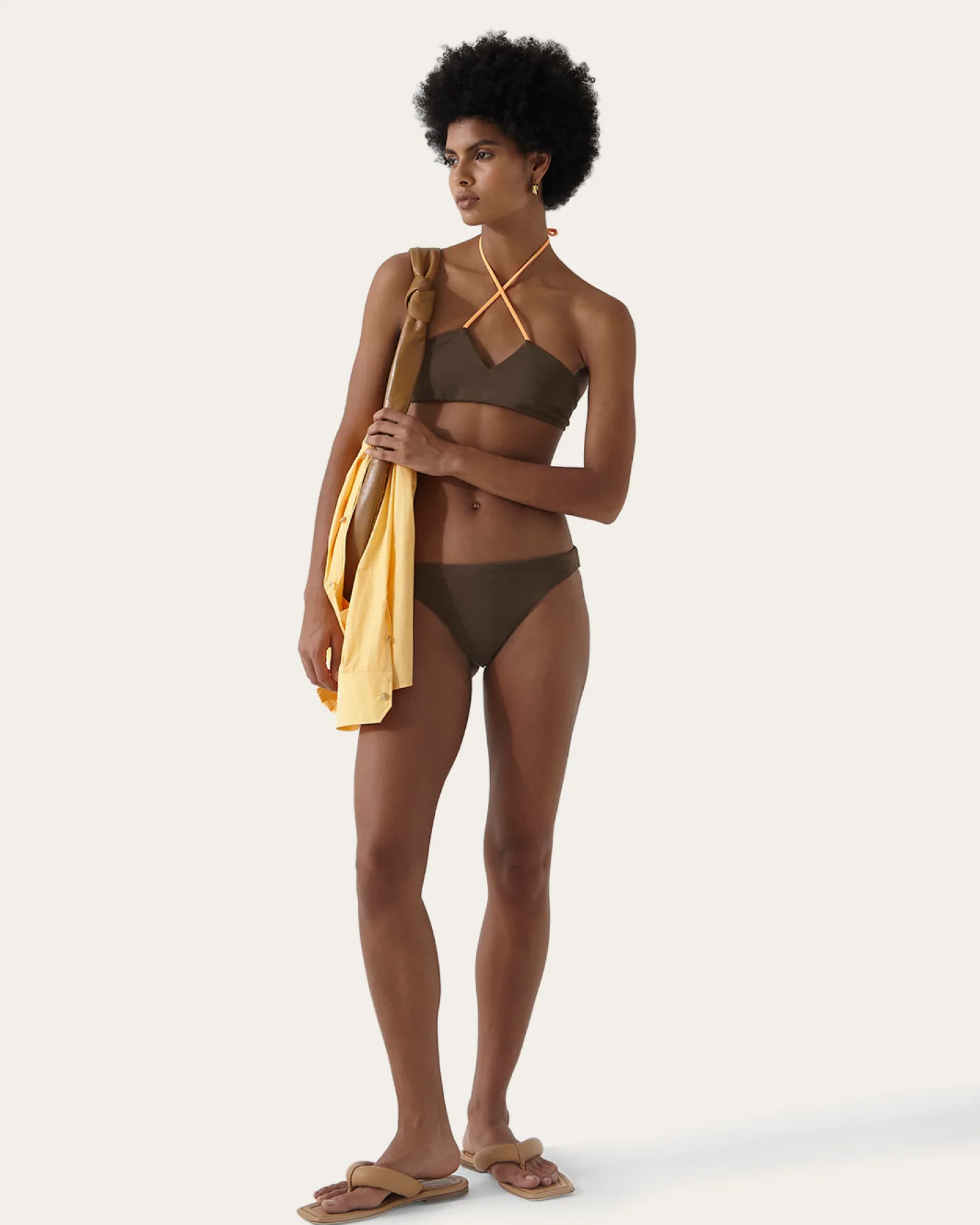 Fashion Ava Bikini Brief Chocolate Swimwear