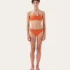 Fashion Ava Bikini Brief Recycled Nylon Paprika Swimwear