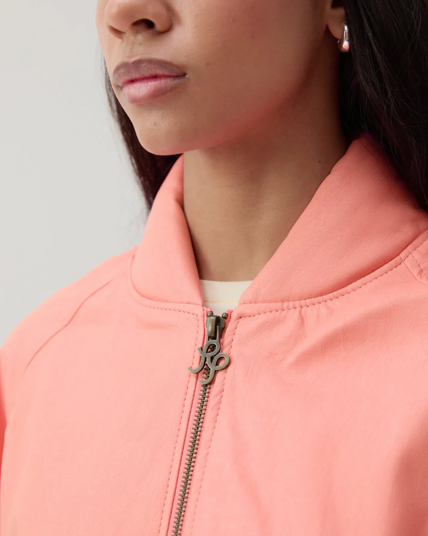 New Becca Jacket Faux Leather Pink Jackets | Jackets