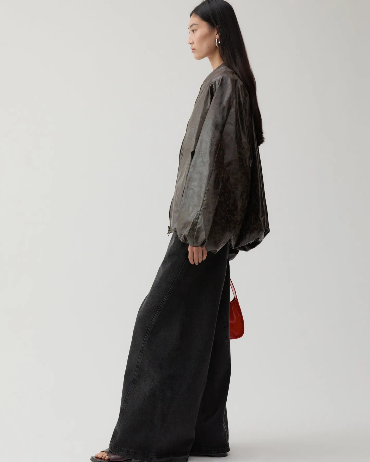 Online Becca Jacket Faux Leather Distressed Brown Jackets | Jackets