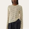 Outlet Bibi Top Floral Lace Cream T-Shirts & Tanks | Clothing