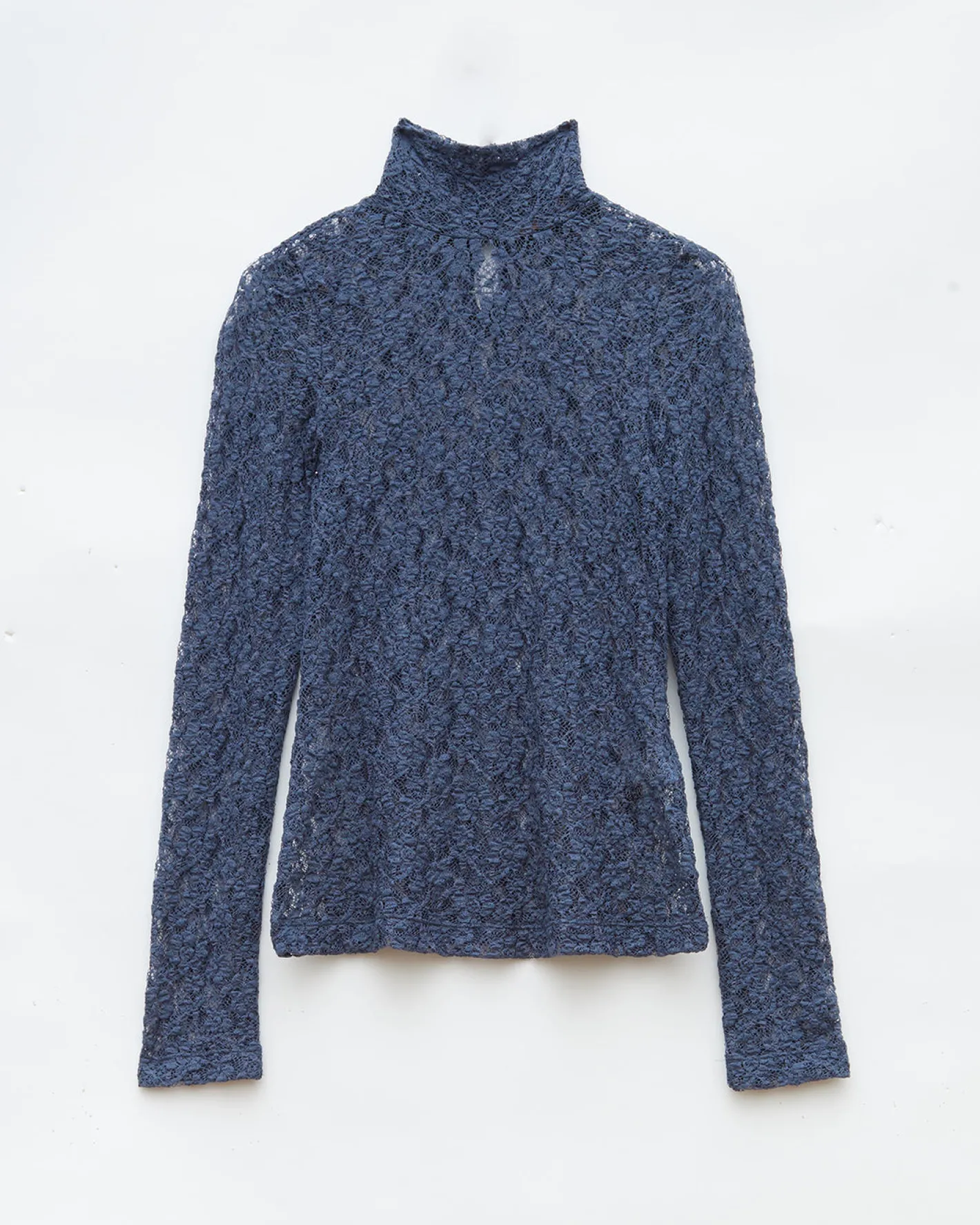 Online Bronte Top Cotton Blend Lace Navy T-Shirts & Tanks | Clothing