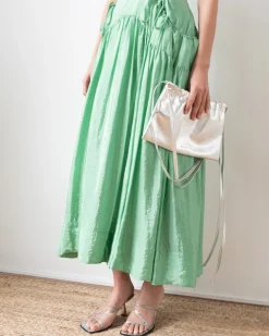Discount Camila Bag Leather Silver Everyday