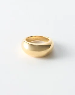 Clearance Dome Ring Gold Vermeil Rings