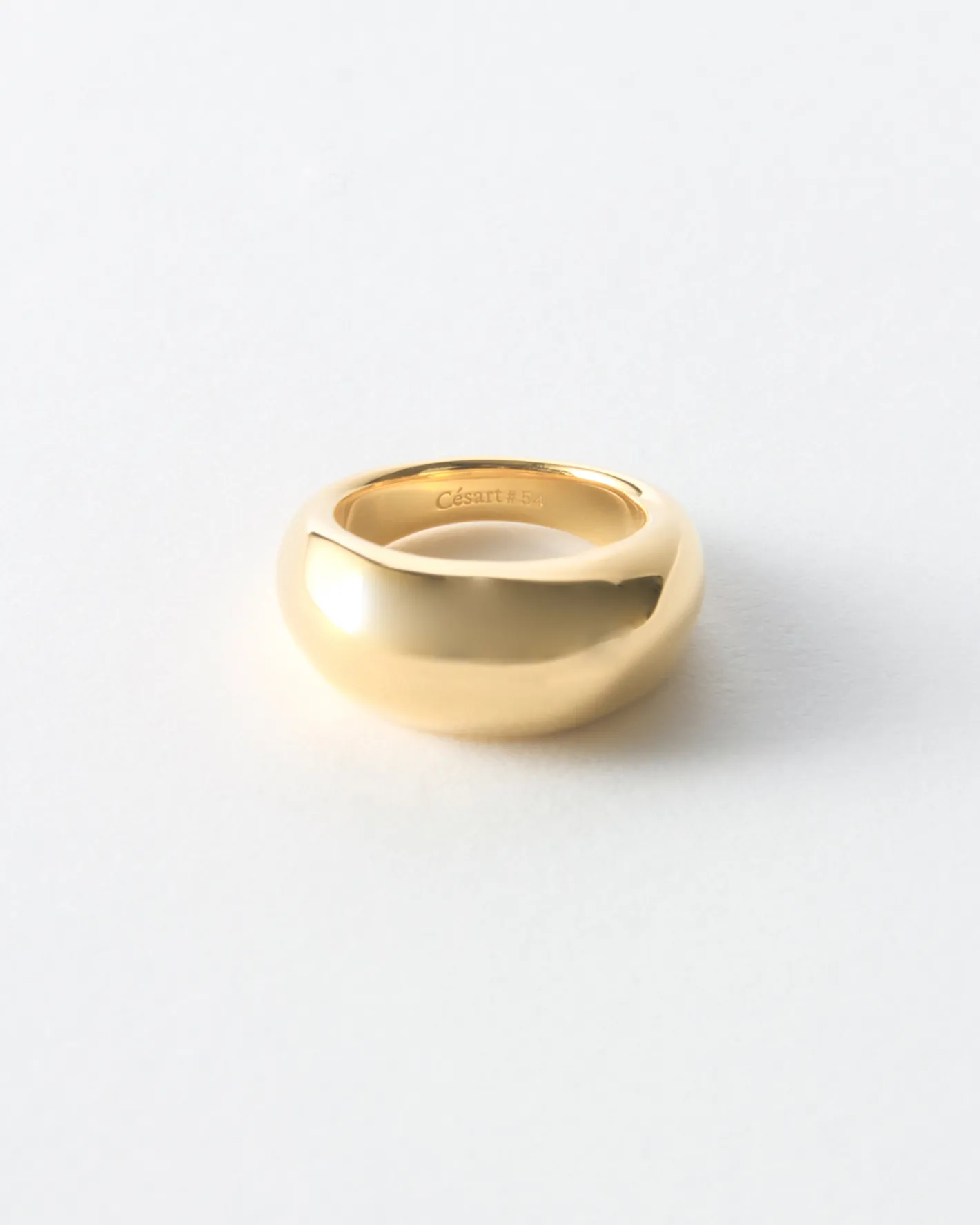 Clearance Dome Ring Gold Vermeil Rings