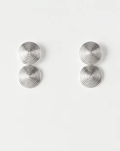 Best Double Spin Earrings Silver Plated Earrings