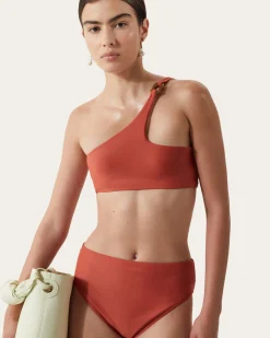 Discount Emilio Brief Recycled Nylon Rust Swimwear
