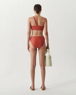 Discount Emilio Brief Recycled Nylon Rust Swimwear