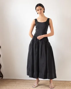 Discount Erica Dress Viscose Blend Black Dresses | Clothing