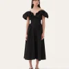 Hot Erin Dress Taffeta Black Dresses | Clothing