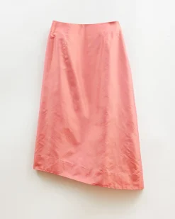 Discount Eva Skirt Silk Taffeta Coral Skirts | Clothing