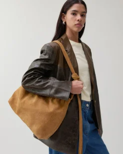 Sale Felix Tote Suede Tan Everyday