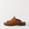 Sale Flat Mule Suede Tan Flats