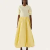 Online Flora Skirt Taffeta Yellow Skirts | Clothing
