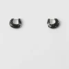 Discount Iris Hoop Earrings Silver Plated with Enamel Earrings