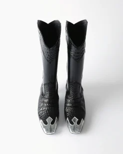 Fashion Jessie Boots Leather Black Boots