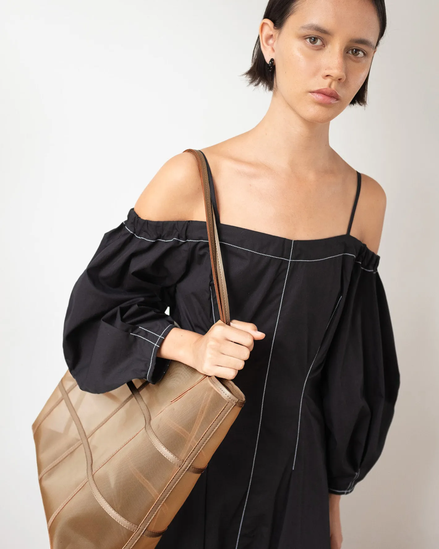 Clearance Leila Dress Organic Cotton Black Dresses | Clothing