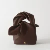 Outlet Lena Bag Leather Cappuccino Evening
