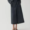 Clearance Lila Skirt Wool Blend Suiting Slate Skirts | Tailoring