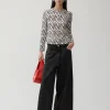Clearance Linda Trousers Organic Cotton Denim Black Trousers | Denim