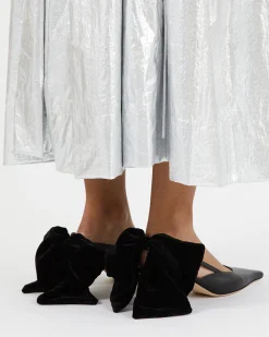Sale Lou Kitten Heels Leather Black Heels