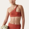Sale Louis Top Recycled Nylon Rust Swimwear