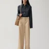 Hot Macie Trousers Cotton Blend Tan Trousers | Clothing