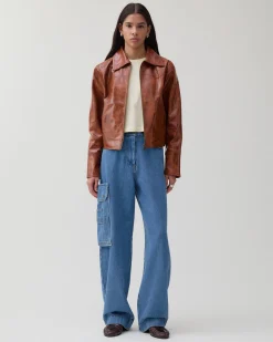 Discount Margot Trousers Organic Cotton Denim Indigo Trousers | Denim