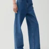 Fashion Maude Trousers Organic Cotton Denim Blue Trousers | Denim