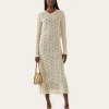 Best Micah Dress Floral Lace Cream Dresses | Clothing