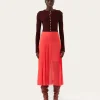 Outlet Miwa Skirt Chiffon Hot Pink Skirts | Clothing