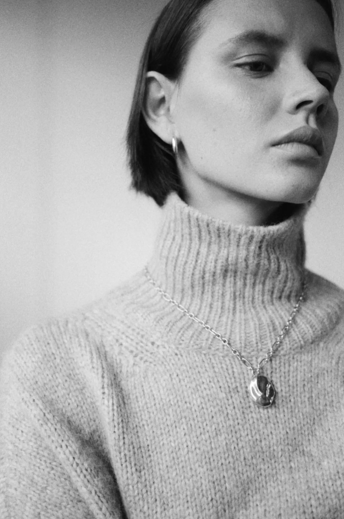Fashion Molten Locket Necklace Silver Plated Necklaces
