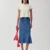 Online Monroe Skirt Organic Cotton Denim Blue Skirts | Denim