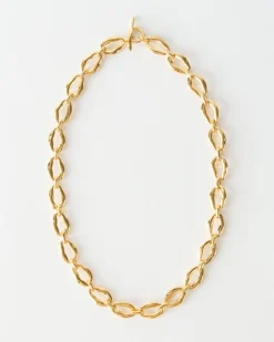 Online Munch x Grand Molten Chain Necklace Gold Plated Necklaces
