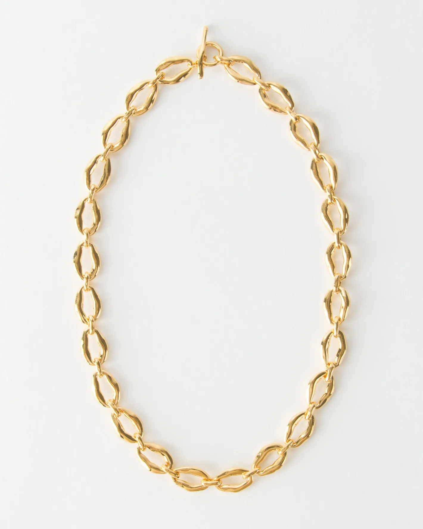 Online Munch x Grand Molten Chain Necklace Gold Plated Necklaces