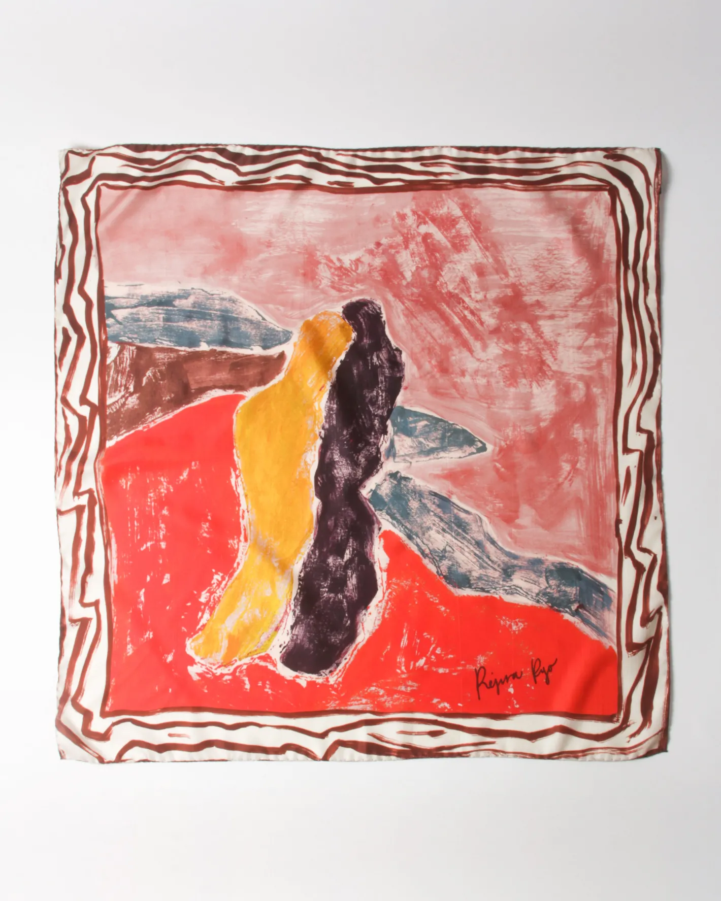 Best Munch x Silk Scarf Print Red Hats | Scarves
