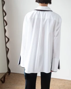 Hot Parker Shirt Organic Cotton Off-White Shirts & Blouses | Clothing
