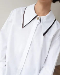 Hot Parker Shirt Organic Cotton Off-White Shirts & Blouses | Clothing