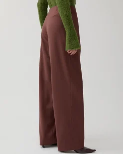 New Reine Trousers Wool Blend Brown Trousers | Tailoring