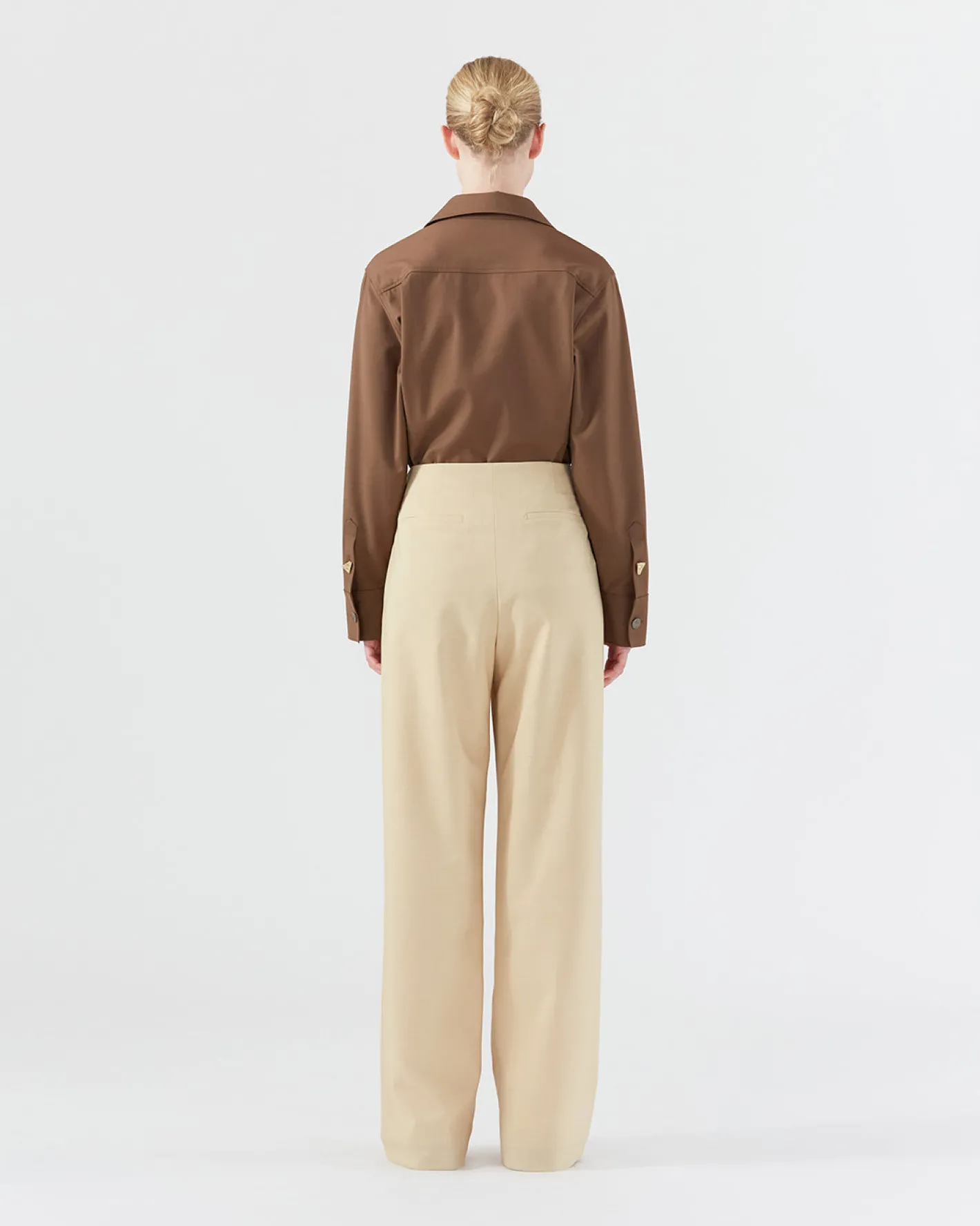 New Reine Trousers Wool Blend Shortbread Trousers | Tailoring