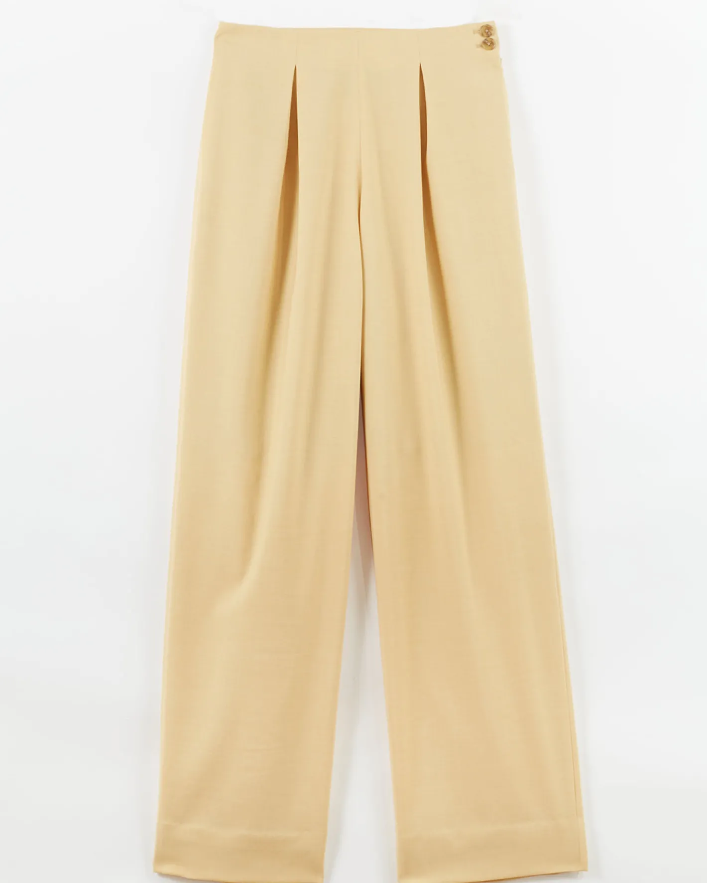 New Reine Trousers Wool Blend Shortbread Trousers | Tailoring